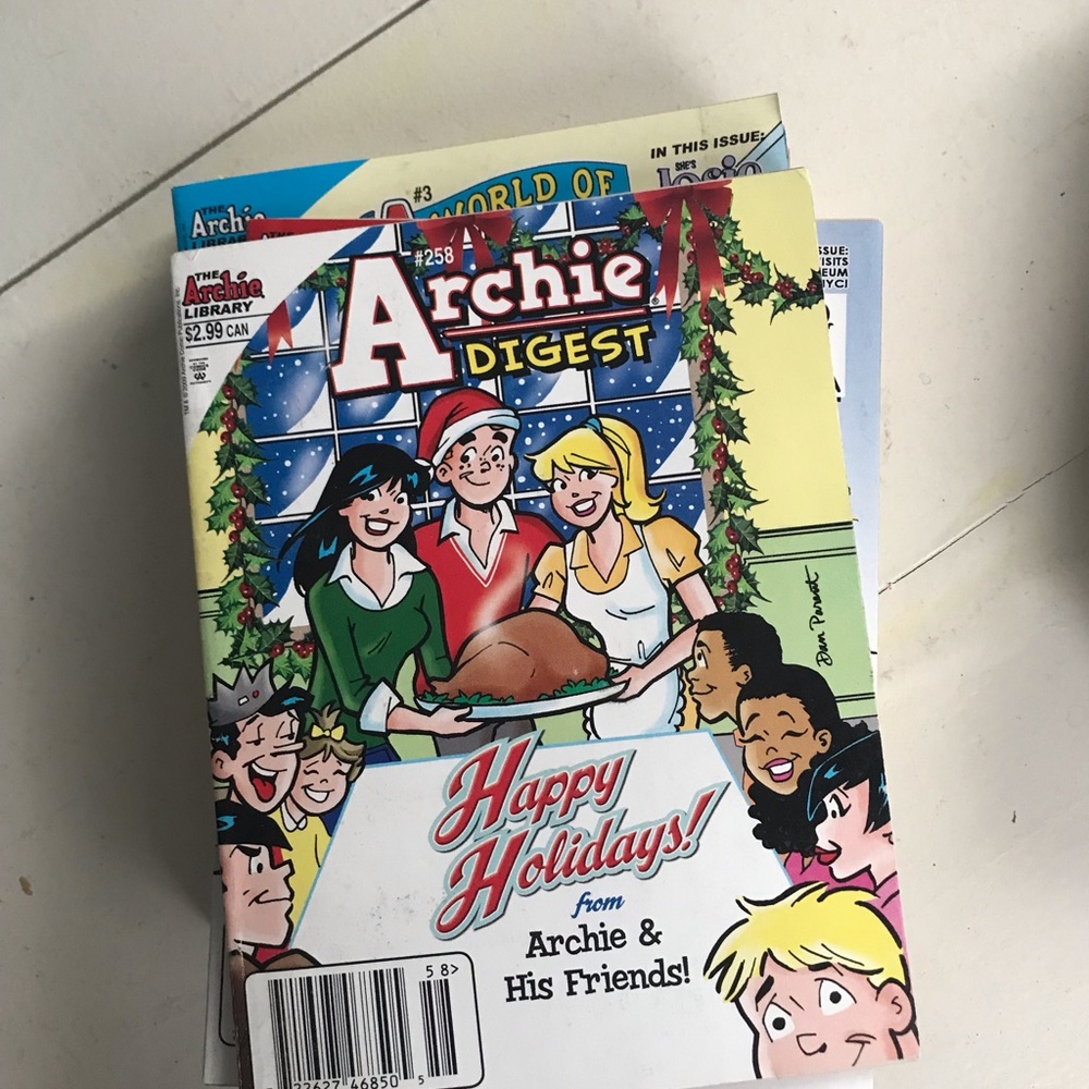 2009 Archie Digest Comic #258- Happy Holidays Cover